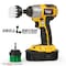 Drill Brush Power Scrubber By Useful Products 5 in W 5 in L Brush, Variety 2in-S-GW-QC-DB - alternate 4